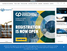 Tablet Screenshot of channelpartnersonline.com